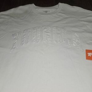 YoungLA Men's White Graphic Shirt